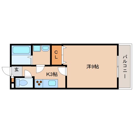 狐ケ崎駅 徒歩19分 1階の物件間取画像